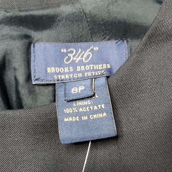 Brooks Brothers NWT Black fitted Career Dress 8P - Picture 4 of 7